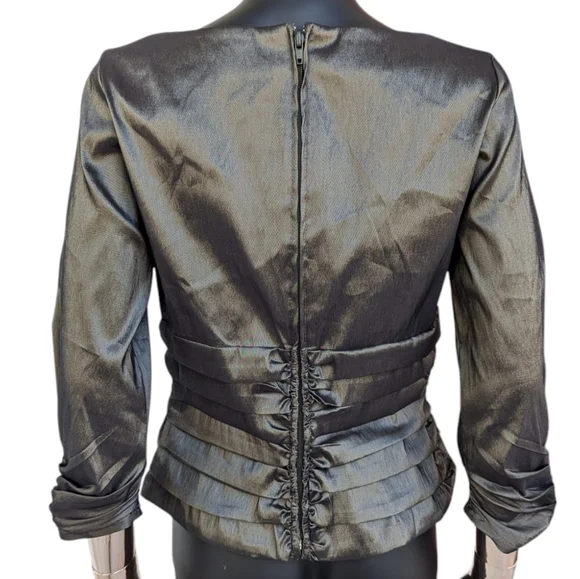 🌹 Tadashi Evening Wear Top Retro - Picture 3 of 7